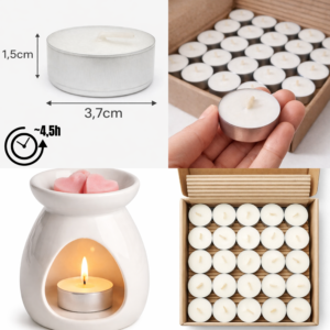 Sojowe Tealight Podgrzewacze